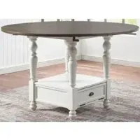 Steve Silver Co. Joanna Ivory 59" Round Counter Height Table