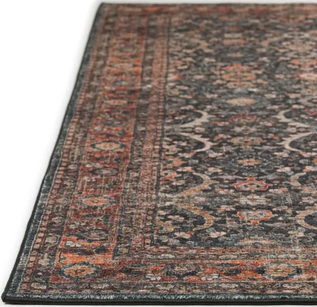 Dalyn Rug Company Jericho Charcoal 8'x10' Style 1 Area Rug
