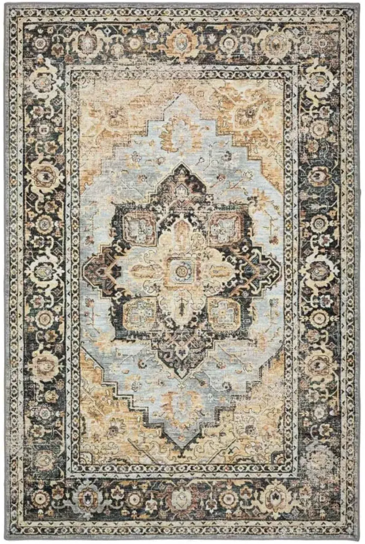 Dalyn Rug Company Jericho Pewter 5'x8' Style 1 Area Rug