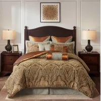Olliix by Hampton Hill Canovia Multi Color King Springs Duvet Style Comforter Set