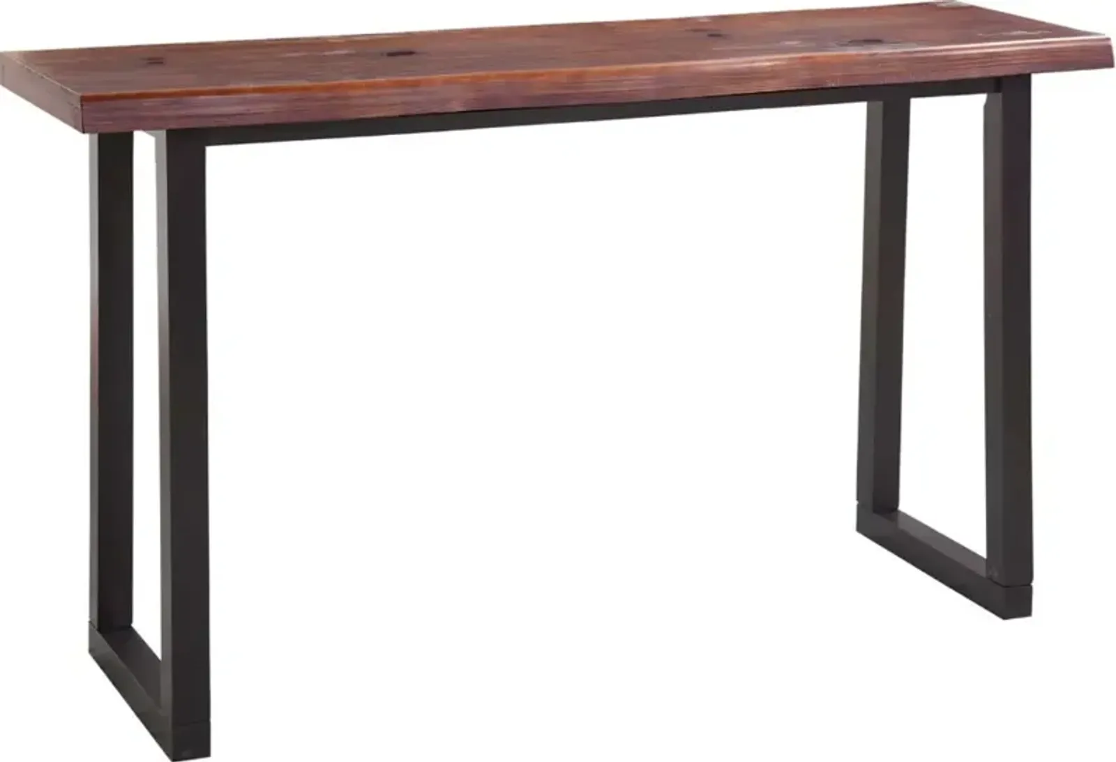 Steve Silver Co. Jennings Cherry Counter Bar Table with Ebony Base