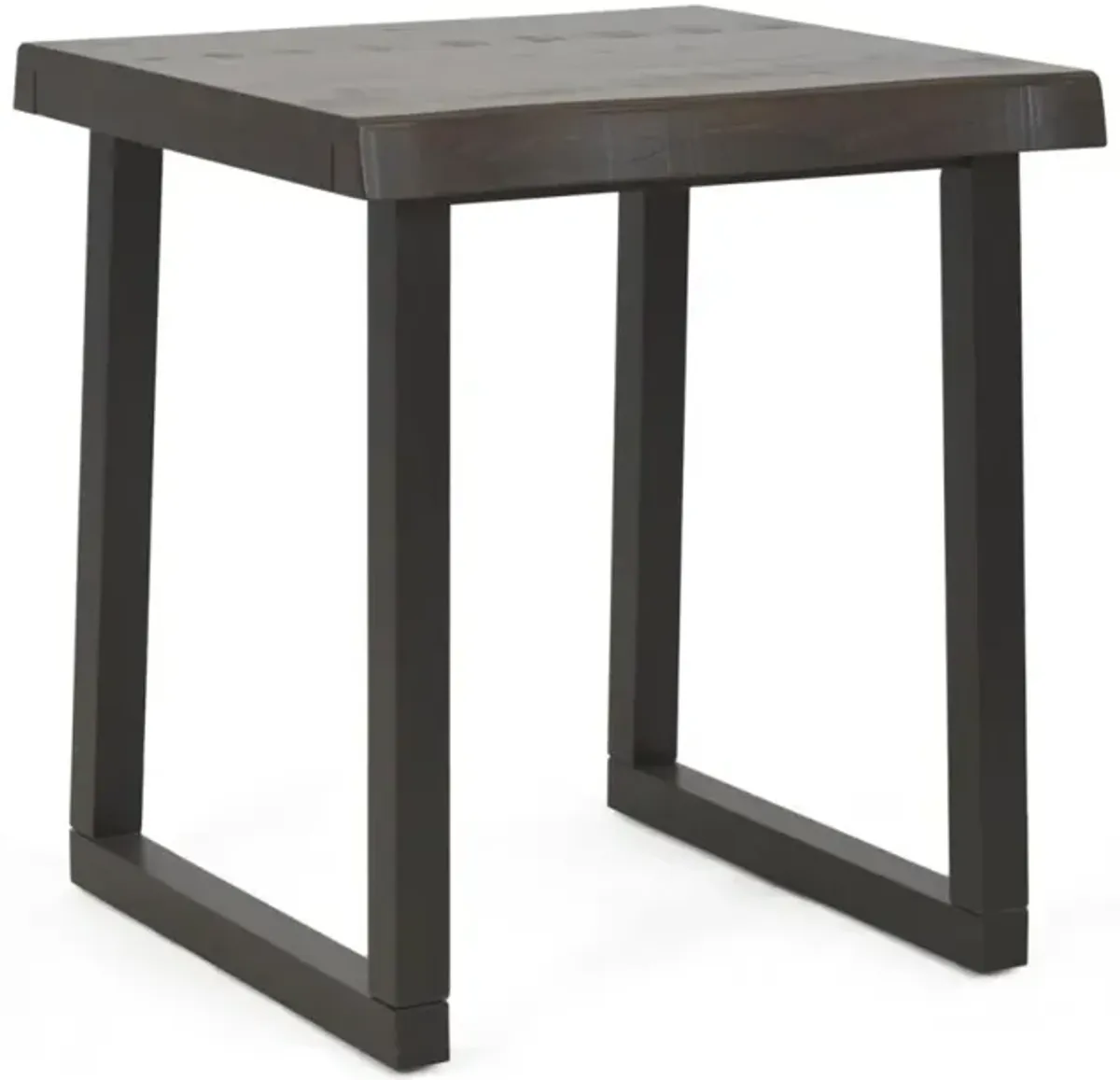 Steve Silver Co. Jennings Cherry End Table with Ebony Base