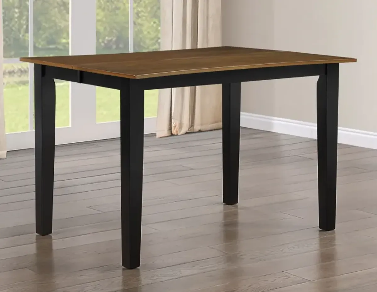 Steve Silver Co. Joplin 5-Piece Ebony/Walnut Counter Dining Set