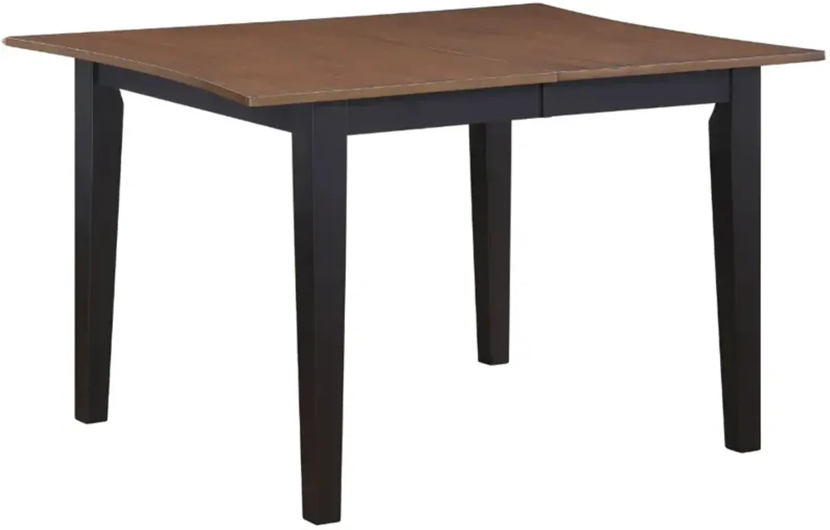 Steve Silver Co. Joplin Natural Dining Table with Ebony Base