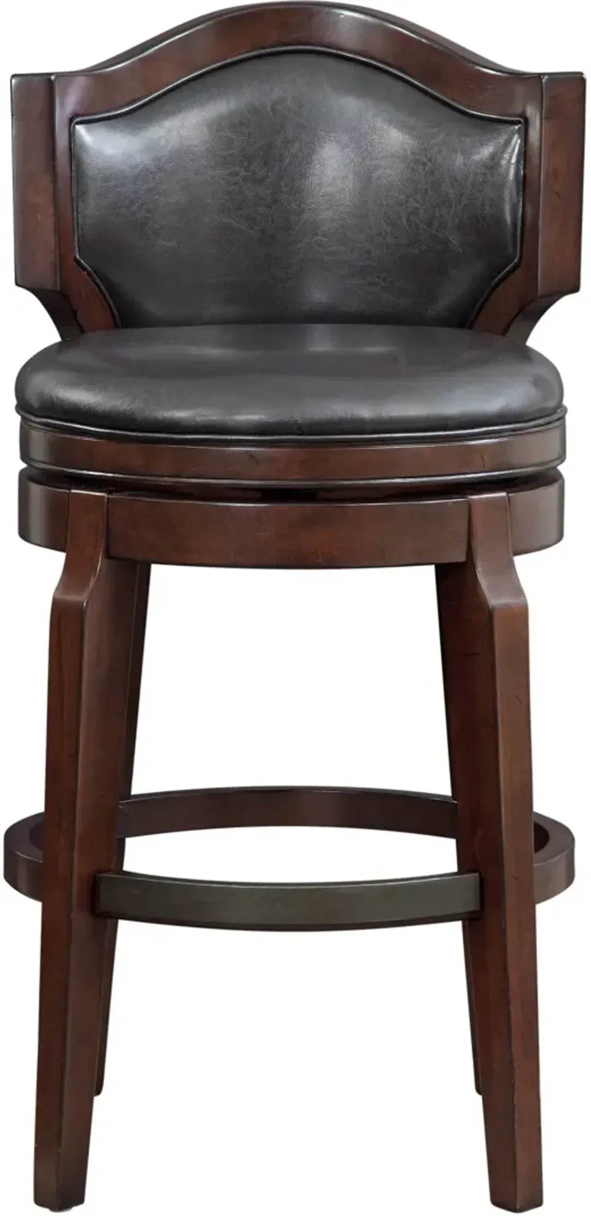 Steve Silver Co. Jasper Black/Brown Swivel Bar Stool