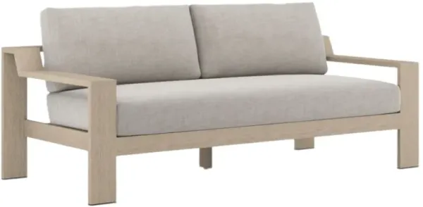 Four Hands Monterey Stone Gray Wooden Outdoor Sofa