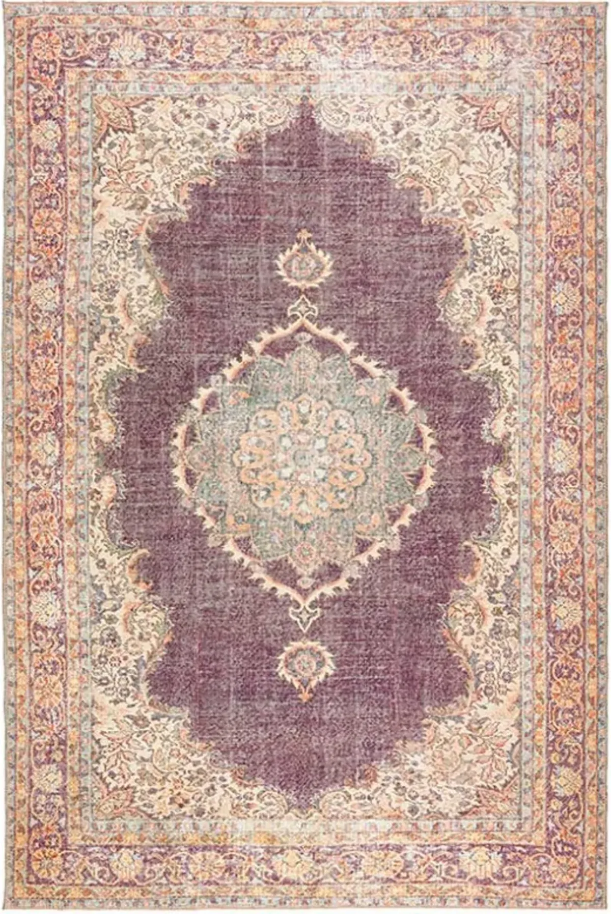 Dalyn Rug Company Kars Eggplant 5'x8' Area Rug