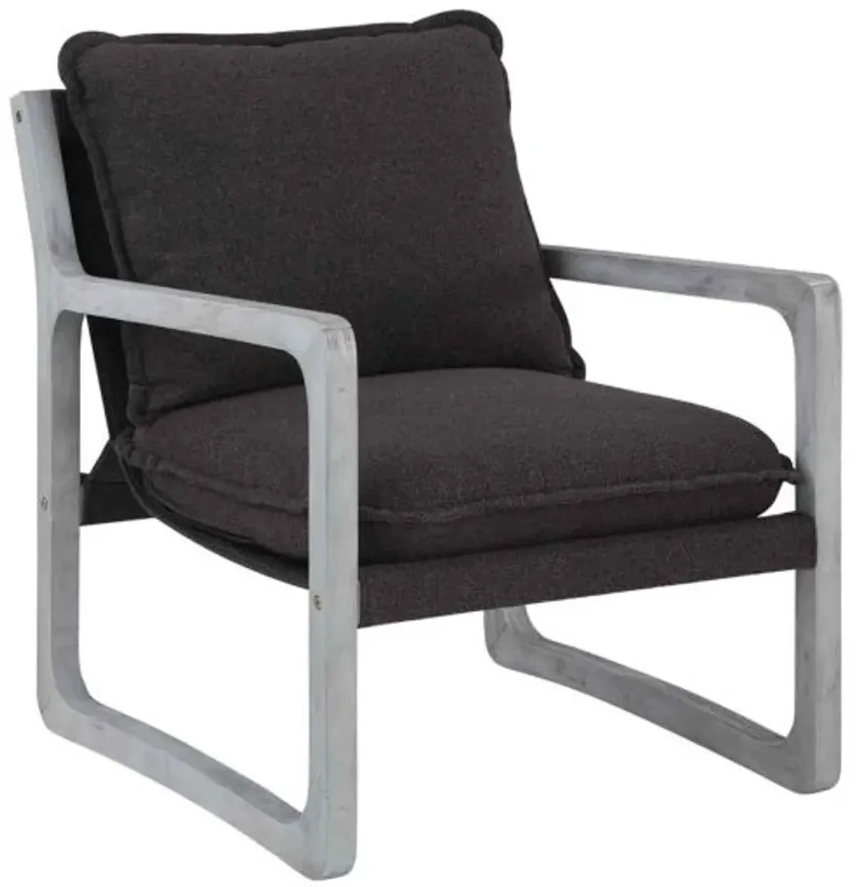 Steve Silver Co. Kai Black/Gray Accent Chair