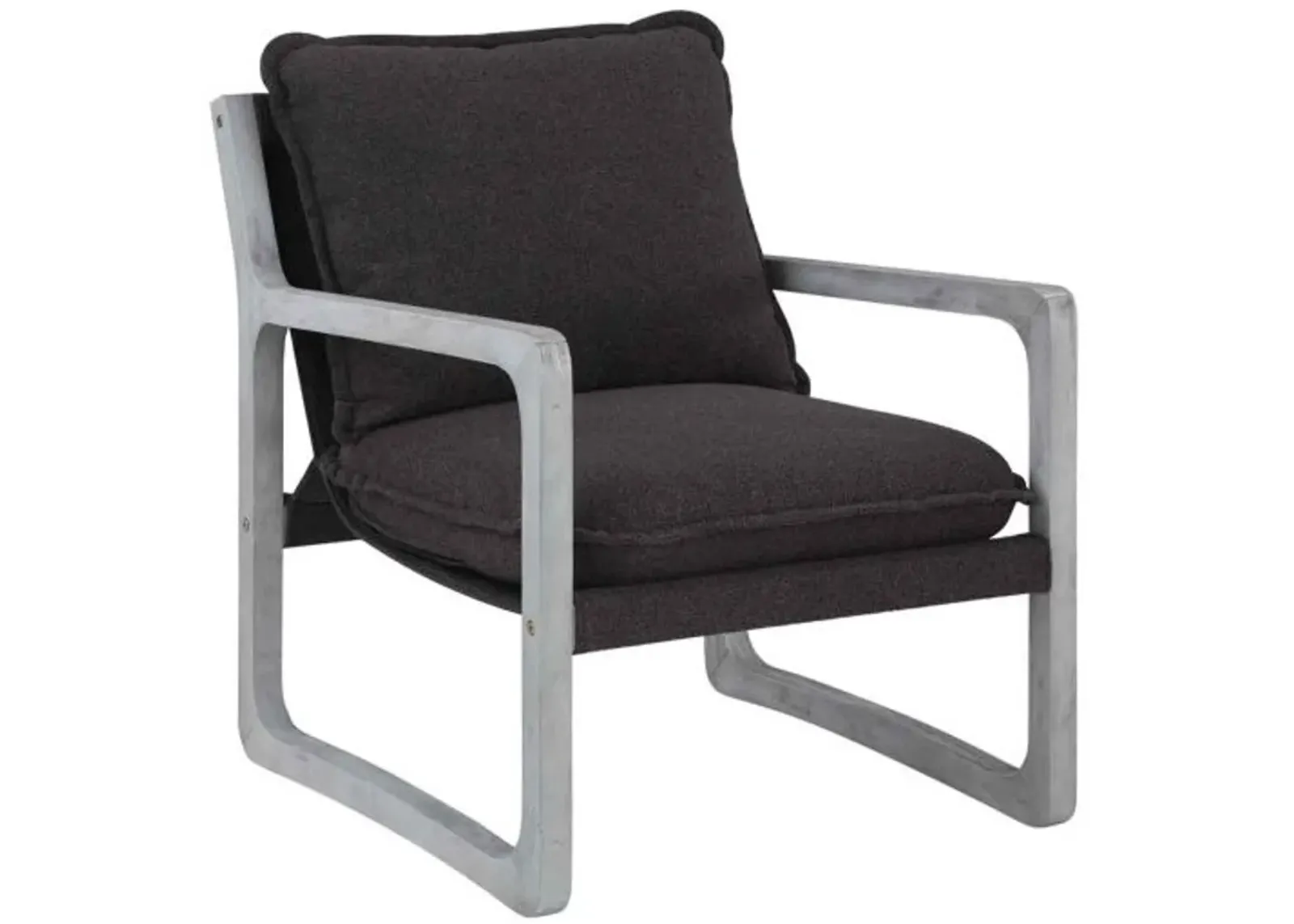 Steve Silver Co. Kai Black/Gray Accent Chair