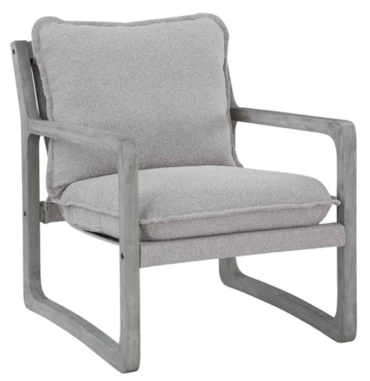 Steve Silver Co. Kai Gray/Light Gray Accent Chair