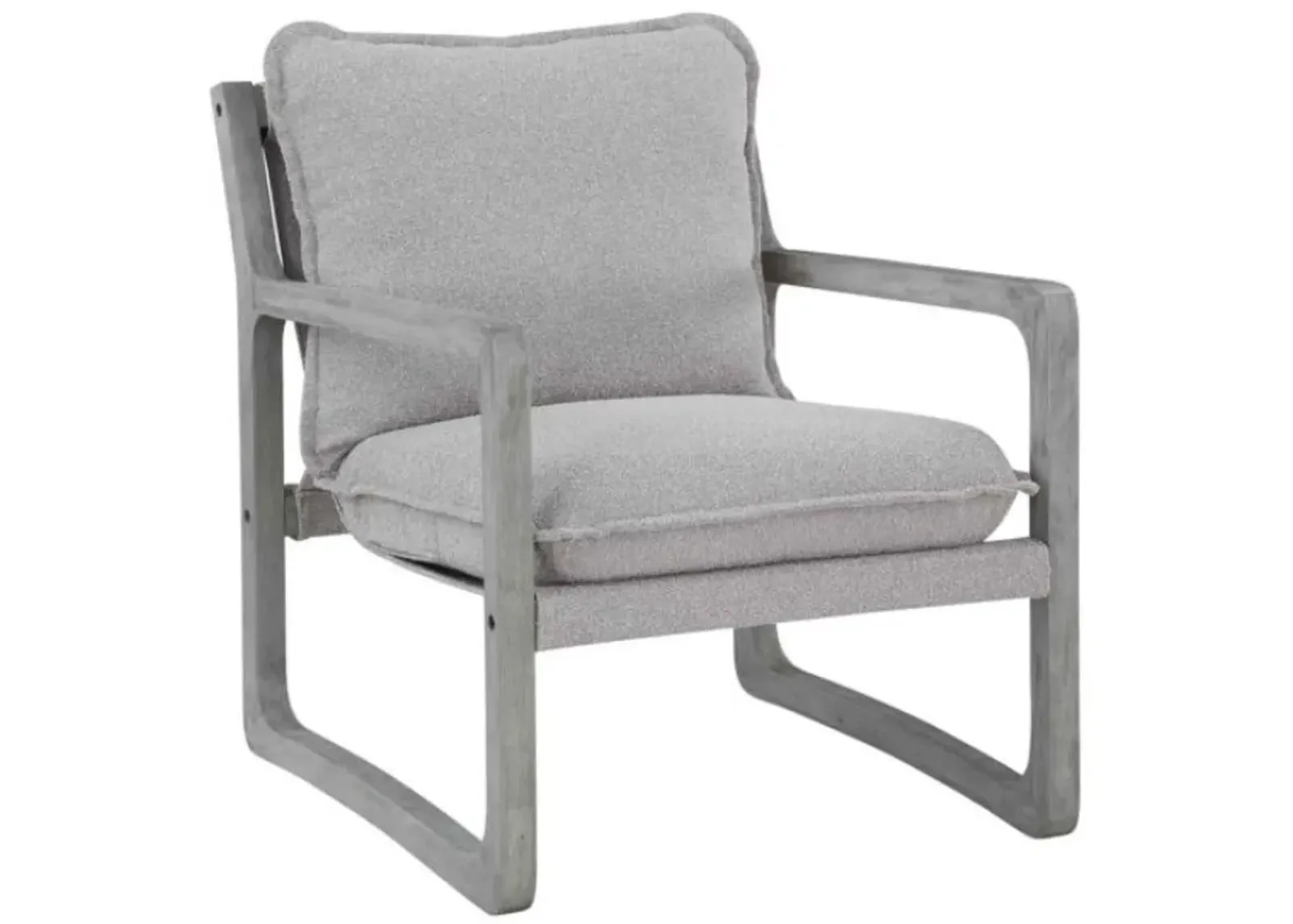 Steve Silver Co. Kai Gray/Light Gray Accent Chair