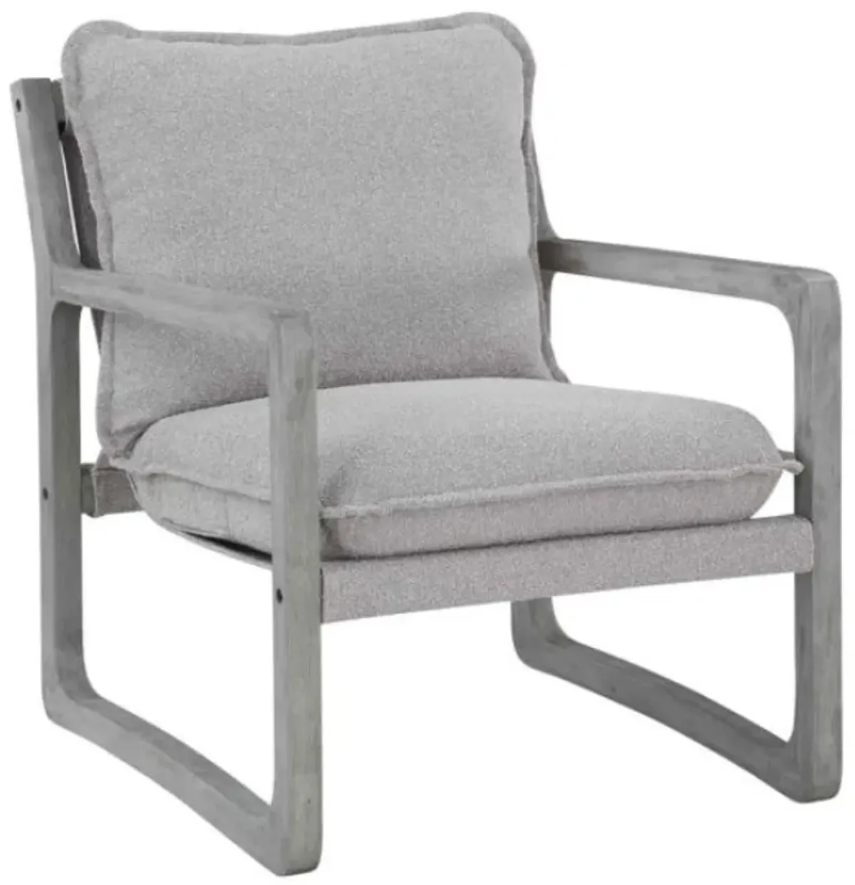 Steve Silver Co. Kai Gray/Light Gray Accent Chair