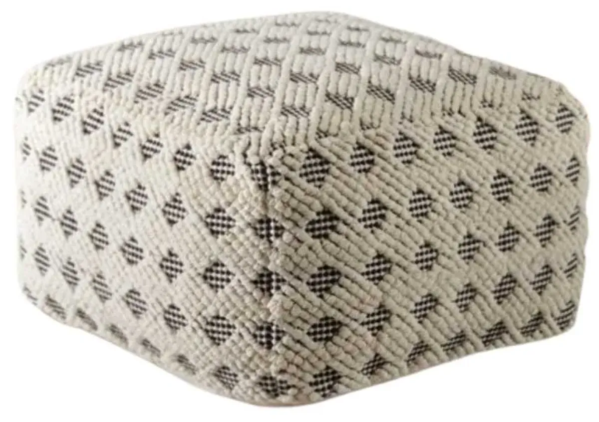 Steve Silver Co. Kodi Beige Square Pouf