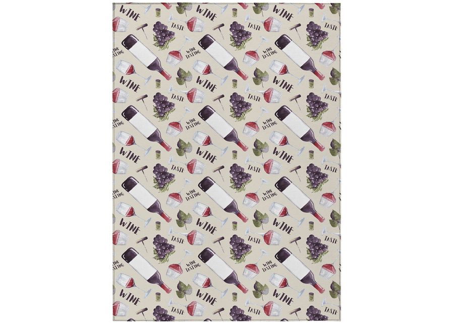 Dalyn Rug Company Kendall Putty 5'x8' Style 1 Area Rug