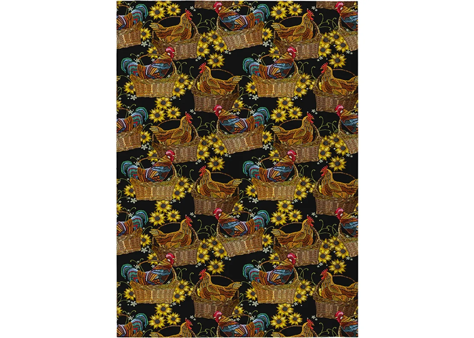 Dalyn Rug Company Kendall Black 8'x10' Style 1 Area Rug