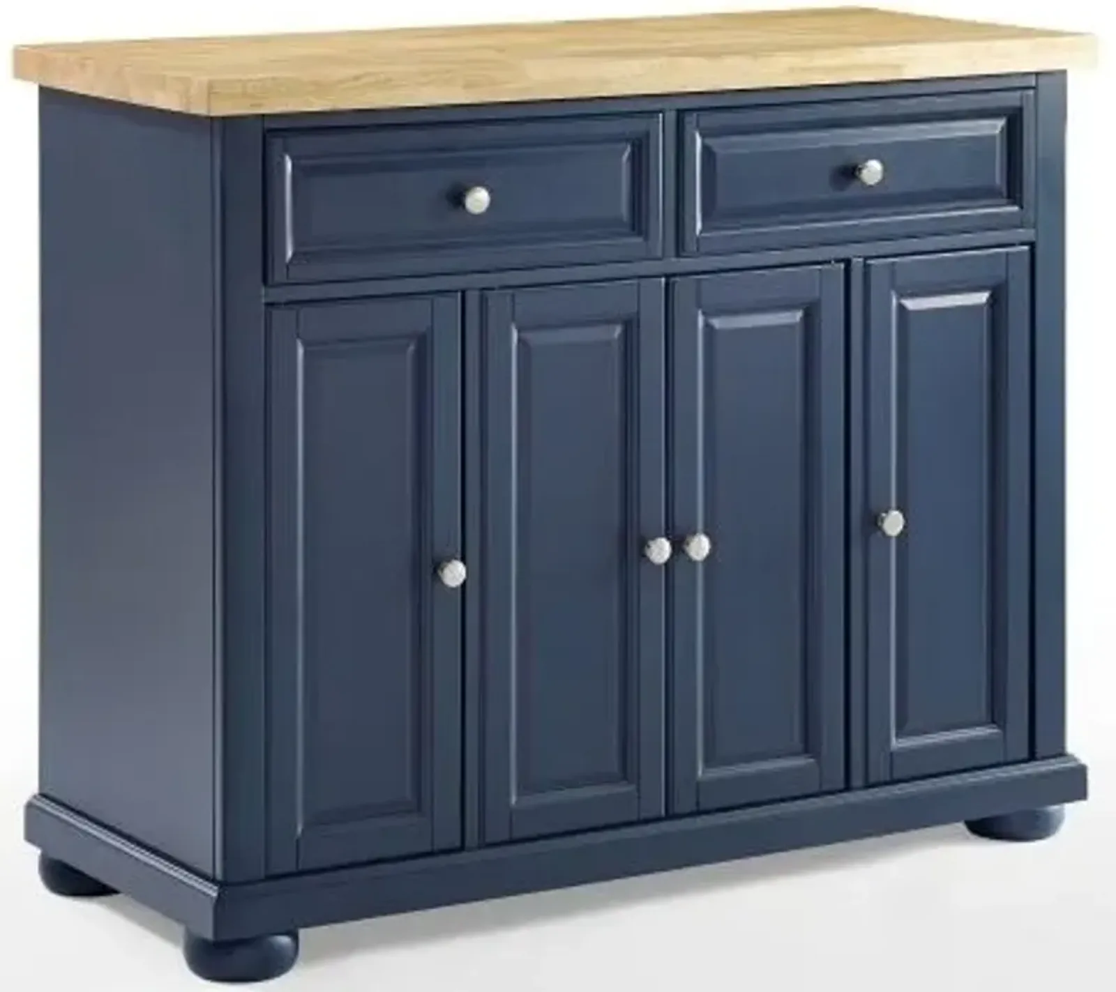 Crosley Furniture® Madison Navy/Natural Kitchen Island