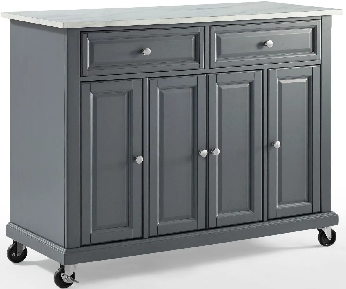 Crosley Furniture® Avery Distressed Gray Kitchen Cart