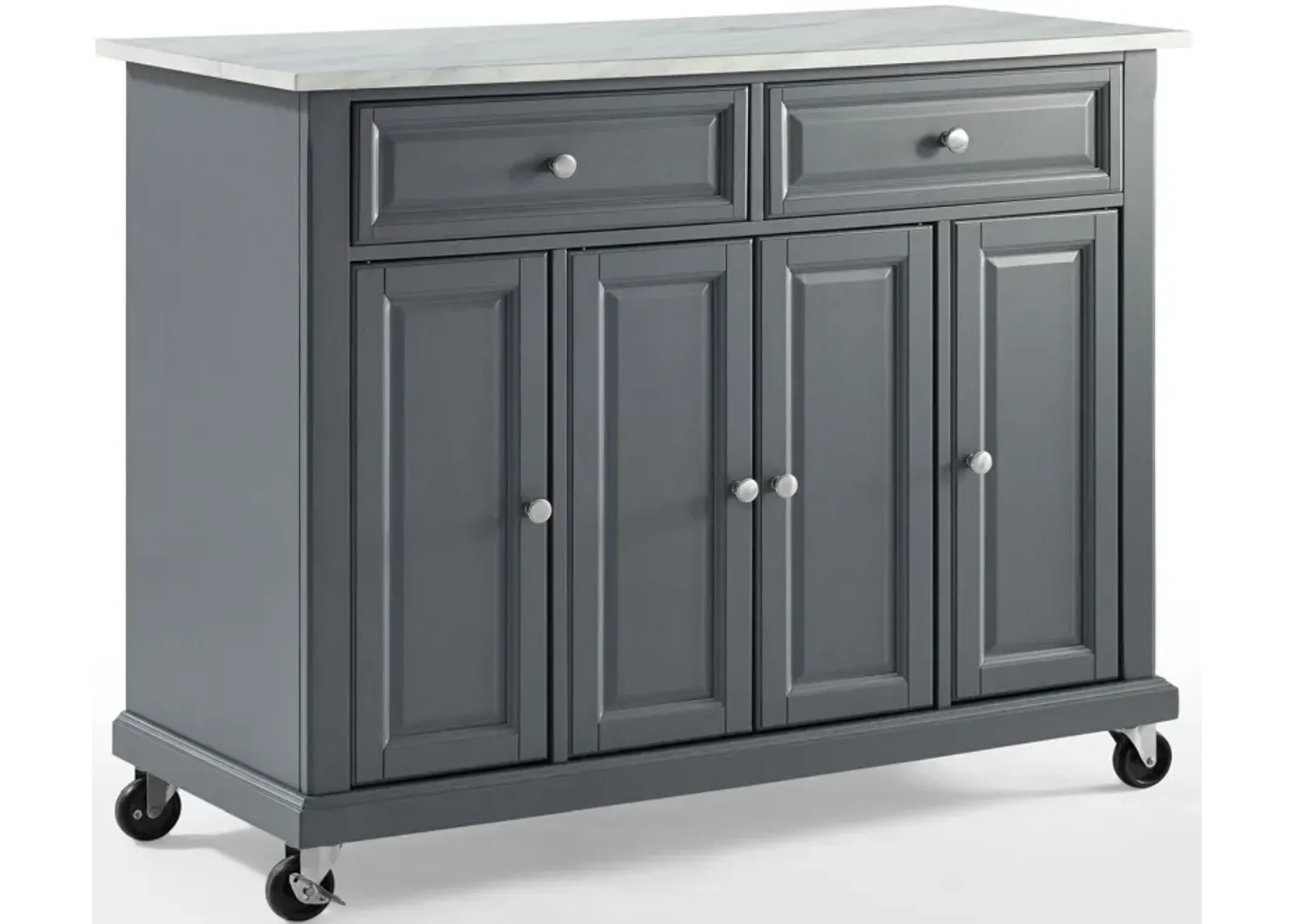 Crosley Furniture® Avery Distressed Gray Kitchen Cart