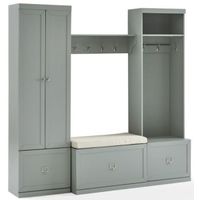 Crosley Furniture® Harper 4-Piece Gray Entryway Set