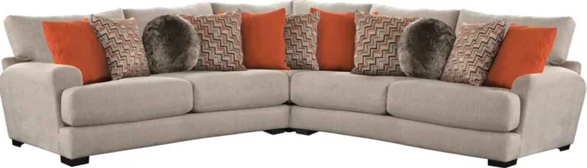 iAmerica Sally Cashew 3pc Sectional