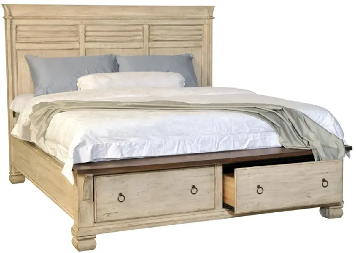 Belmont Two-Tone Queen Storage Bed P90516418
