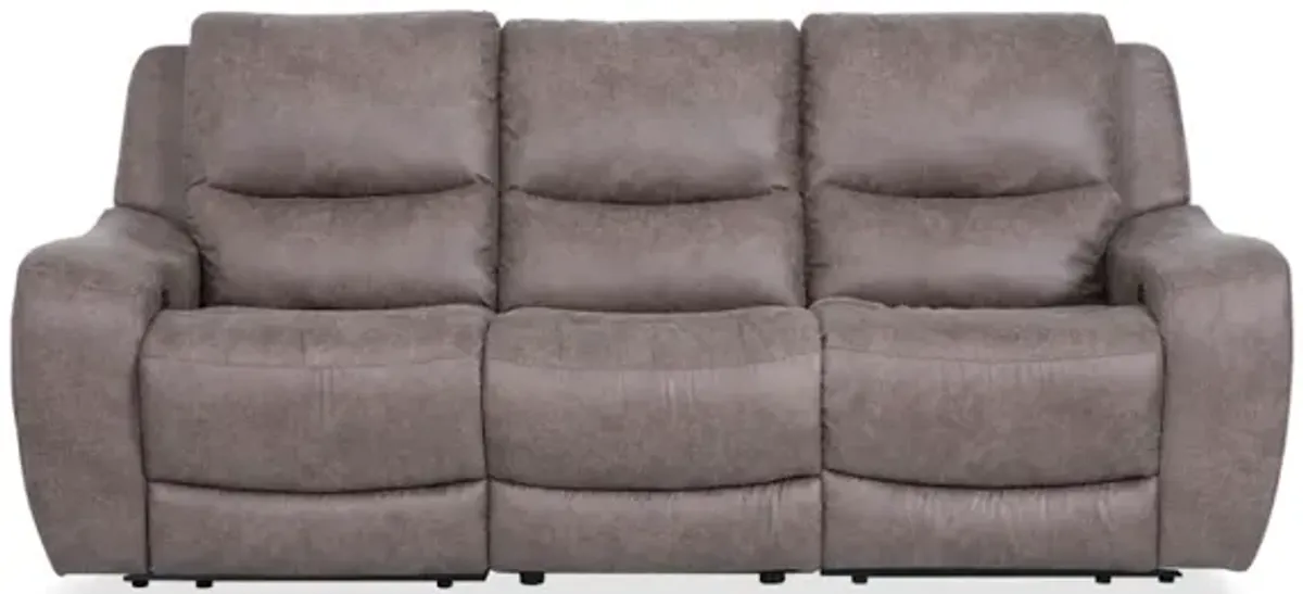 Cheers by Man Wah Slate Power Reclining Sofa