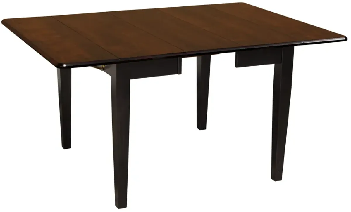 Gascho Saber Two-Toned Drop Leaf Extension Table