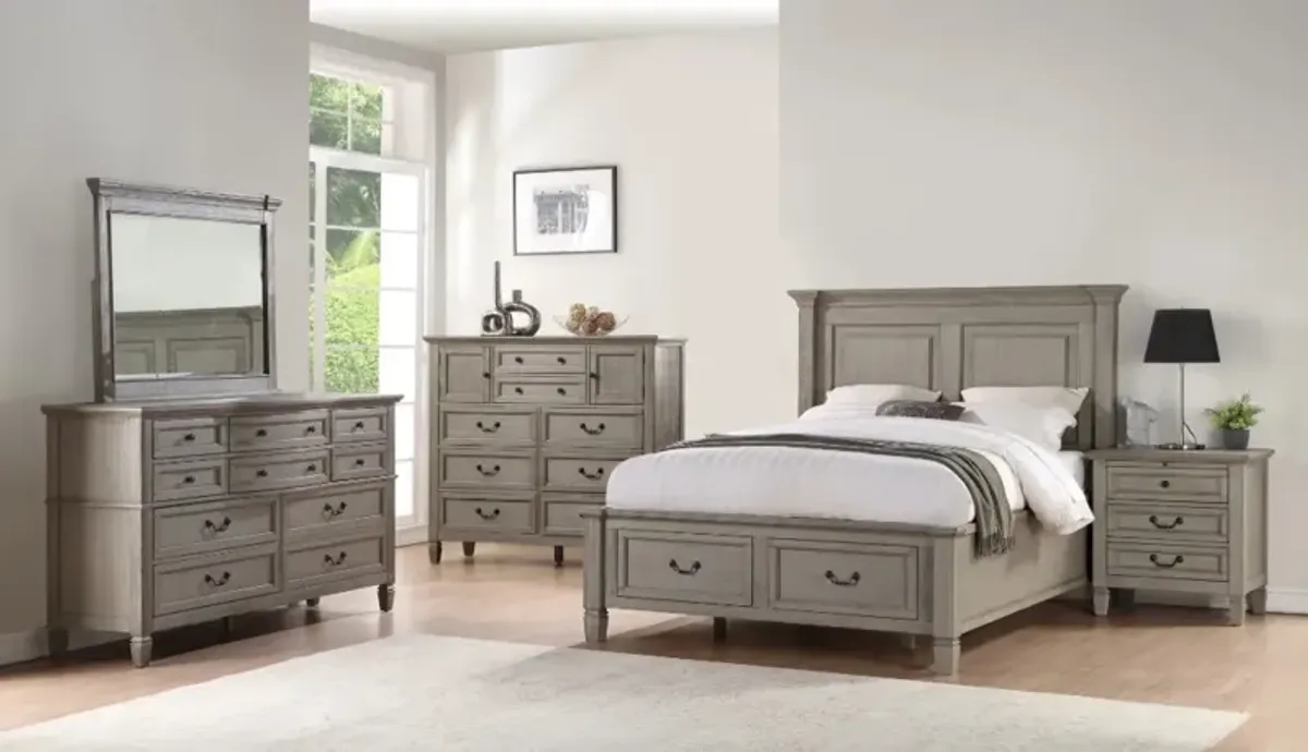 Nash Collective Lake Shore 3-Piece Cottage Queen Storage Bedroom Set