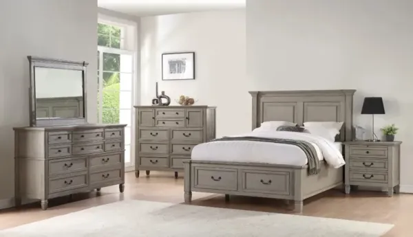 Nash Collective Lake Shore 3-Piece Cottage Queen Storage Bedroom Set