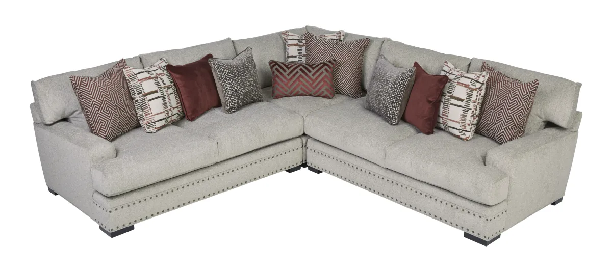 HM Richards Bulva Linen 3pc Sectional