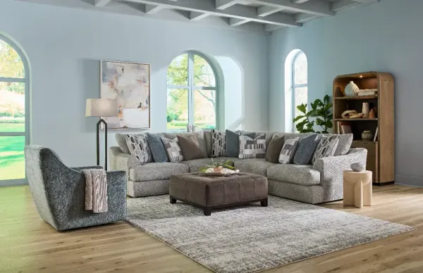 Drew & Jonathan Home Sonoma 3pc Grey Sectional