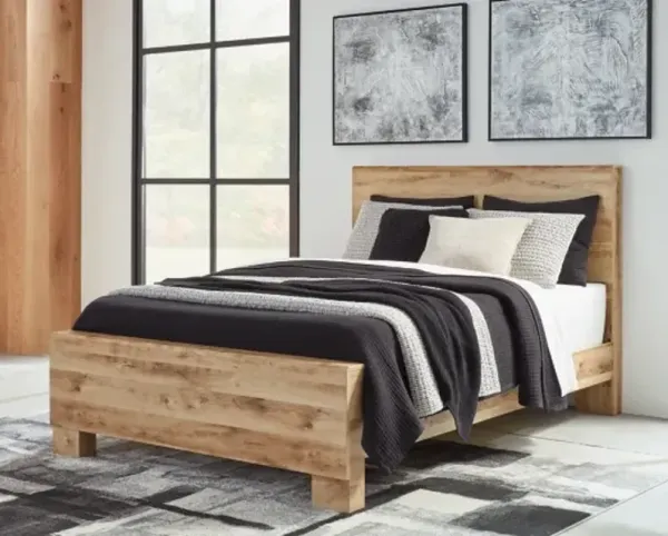 3pc Queen Tan Panel Bedroom