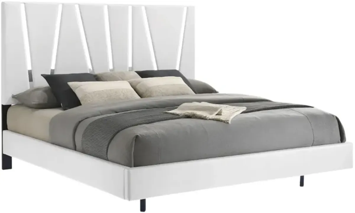 New Classic® Home Furnishings Europa White King Wall Bed