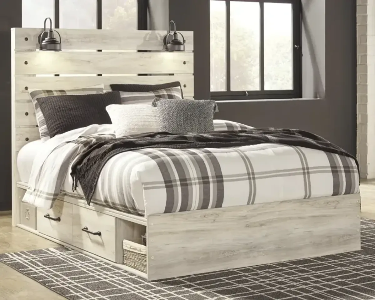 Signature Design by Ashley® Cambeck 3-Piece Whitewash King Bedroom Set