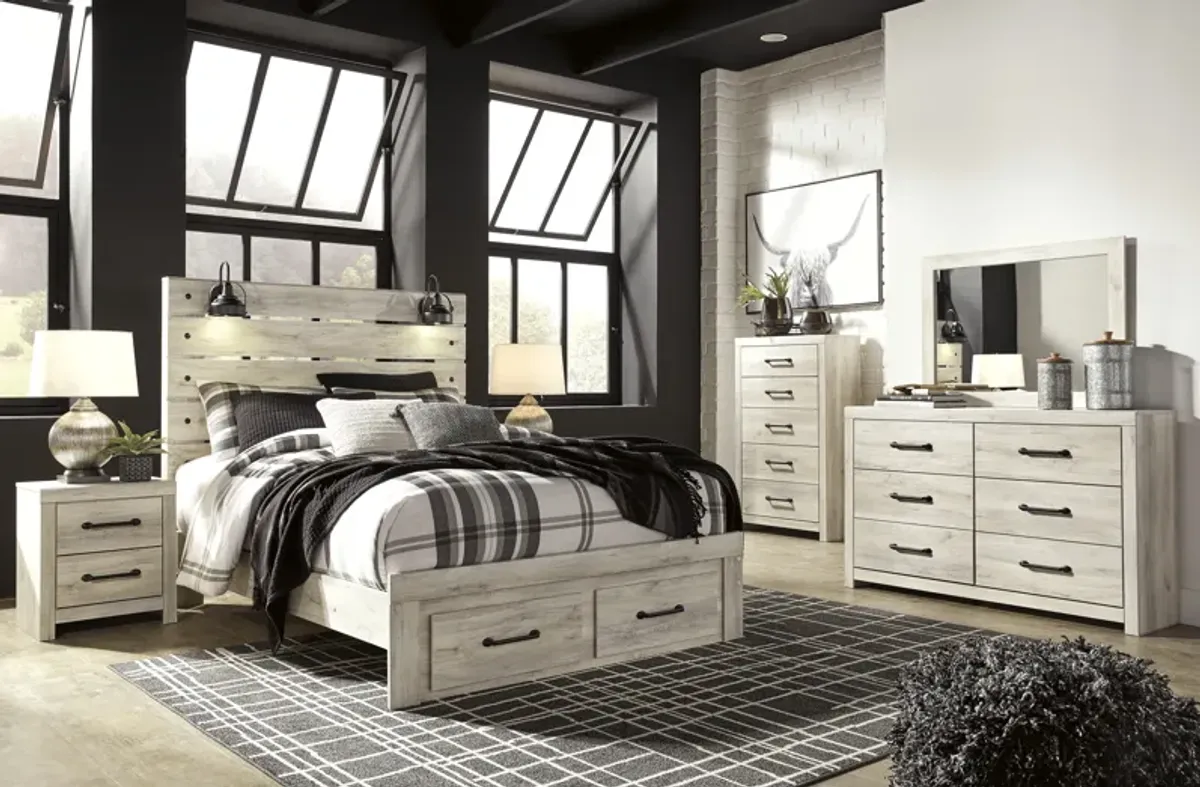 Signature Design by Ashley® Cambeck 3pc Whitewash Queen Storage Bedroom