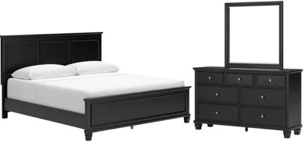Signature Design by Ashley® Lanolee 3-Piece Black Queen Bedroom Set