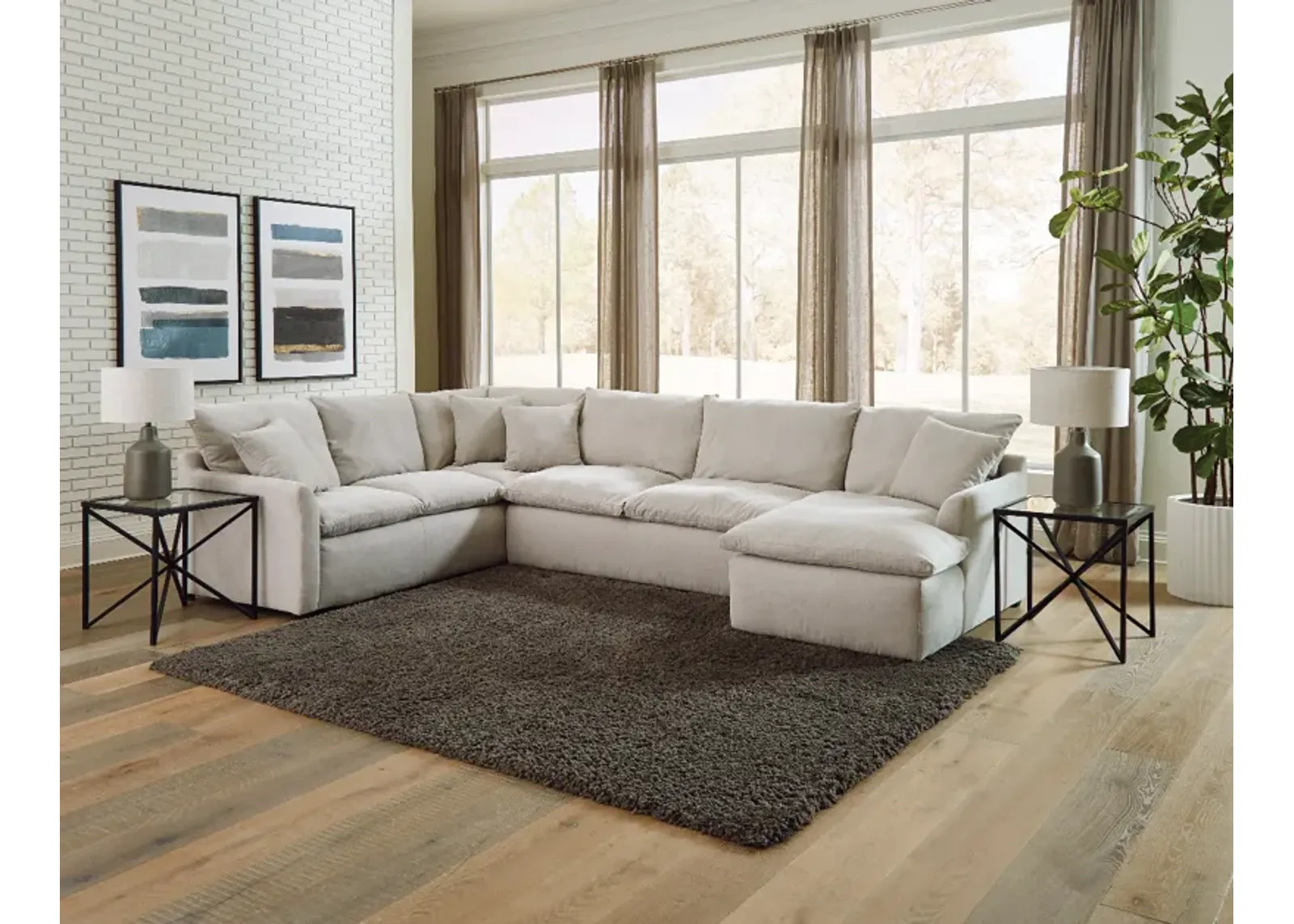 iAmerica 3pc Oyster Sectional P86845064