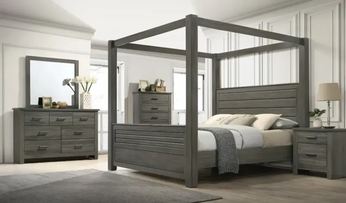 Lifestyle 3-Piece Gray Queen Bedroom Set