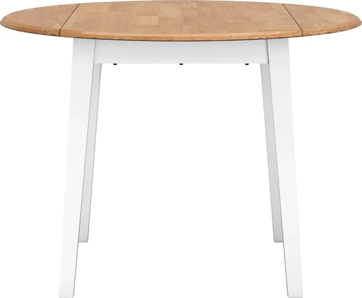 Signature Design by Ashley® Gesthaven 5-Piece Natural/White Dining Table Set