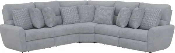 iAmerica Grace 3-Piece Shark Power Reclining Sectional