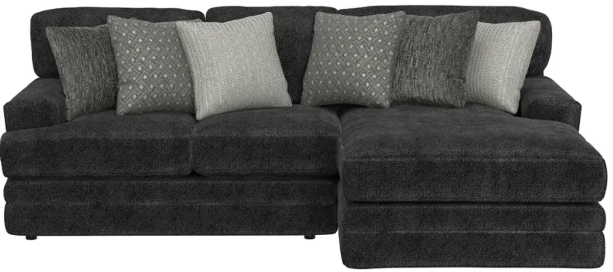 iAmerica Hercules Smoke 2 Piece Sectional