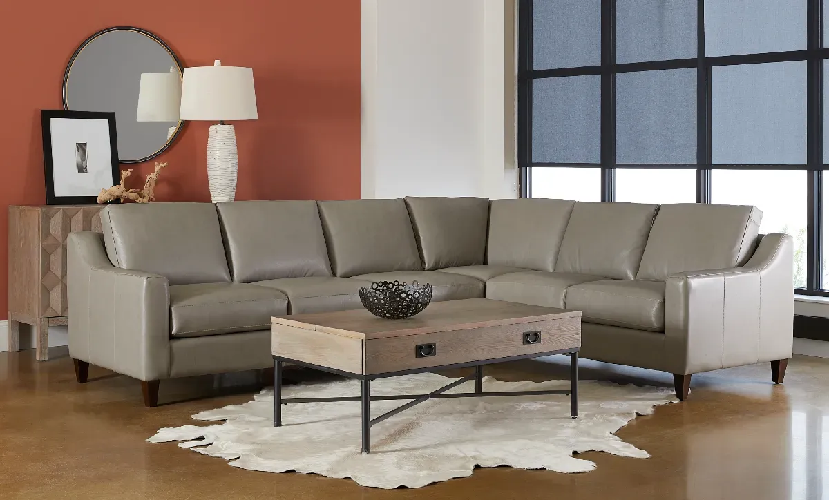 Ella Grace Home Adair Grey 2pc Sectional