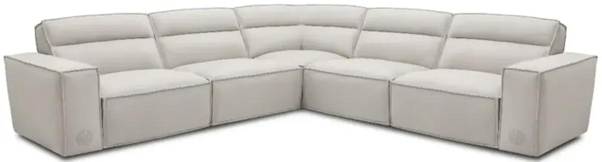 iPowr Cabretta Shadow 5pc Sectional with Immersive Audio
