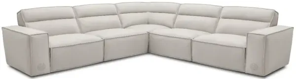 iPowr Cabretta Shadow 5pc Sectional with Immersive Audio