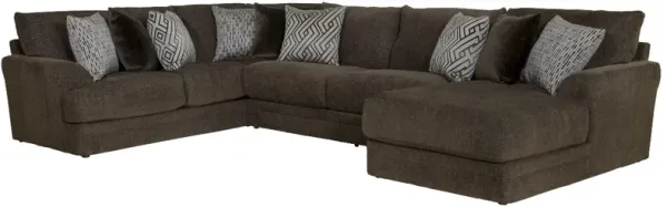 iAmerica Supernova Chocolate Right Arm Chaise Sectional
