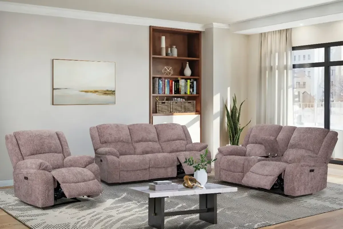 Lifestyle Gean Brown Buy the Power Reclining Sofa and Power Console Loveseat Get the Matching Power Recliner FREE
