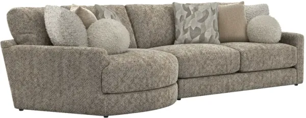 iAmerica Woodford 2pc Mushroom Cuddler Sectional