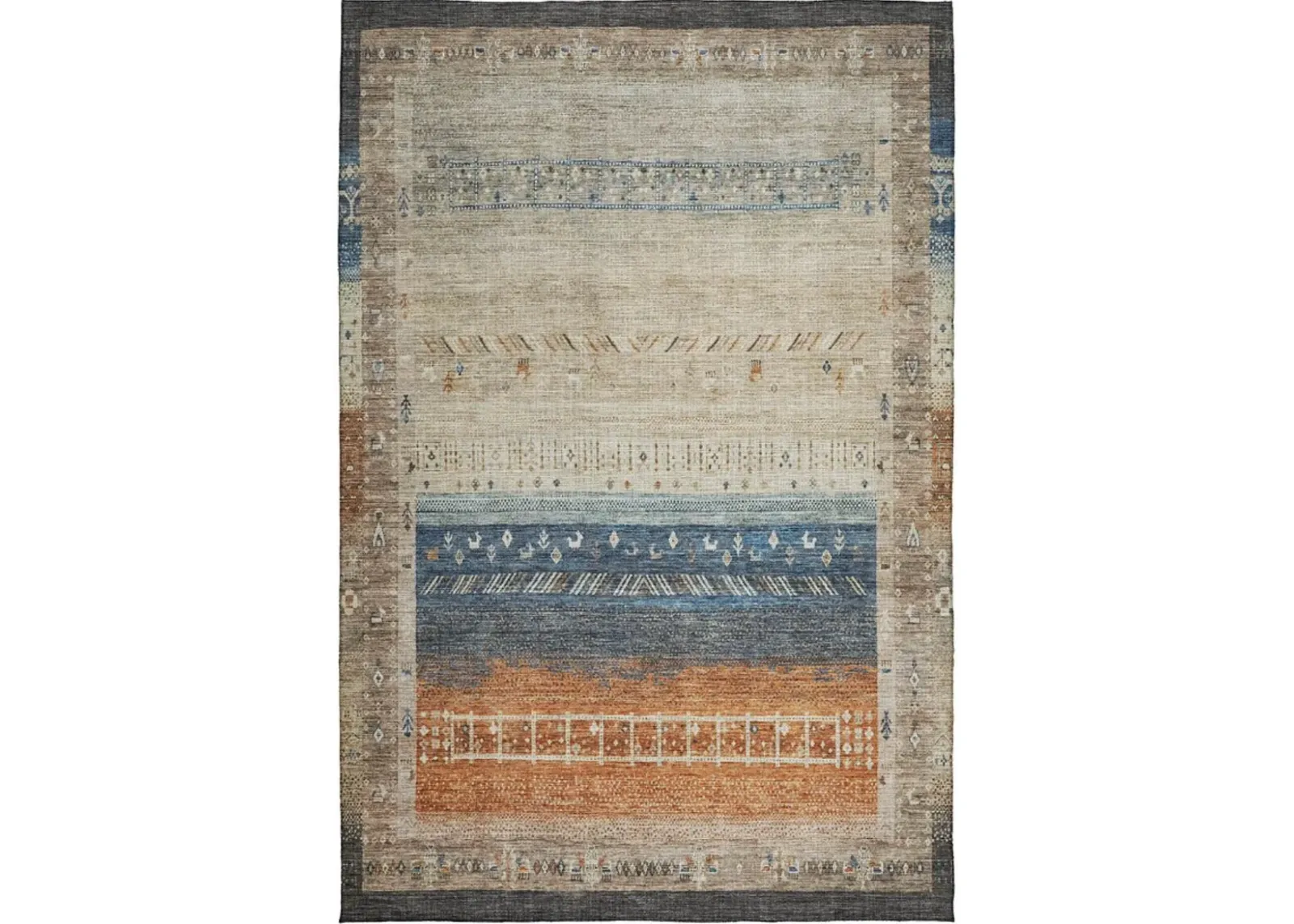 Dalyn Rug Company Karaj Brown 5'x8' Style 2 Area Rug