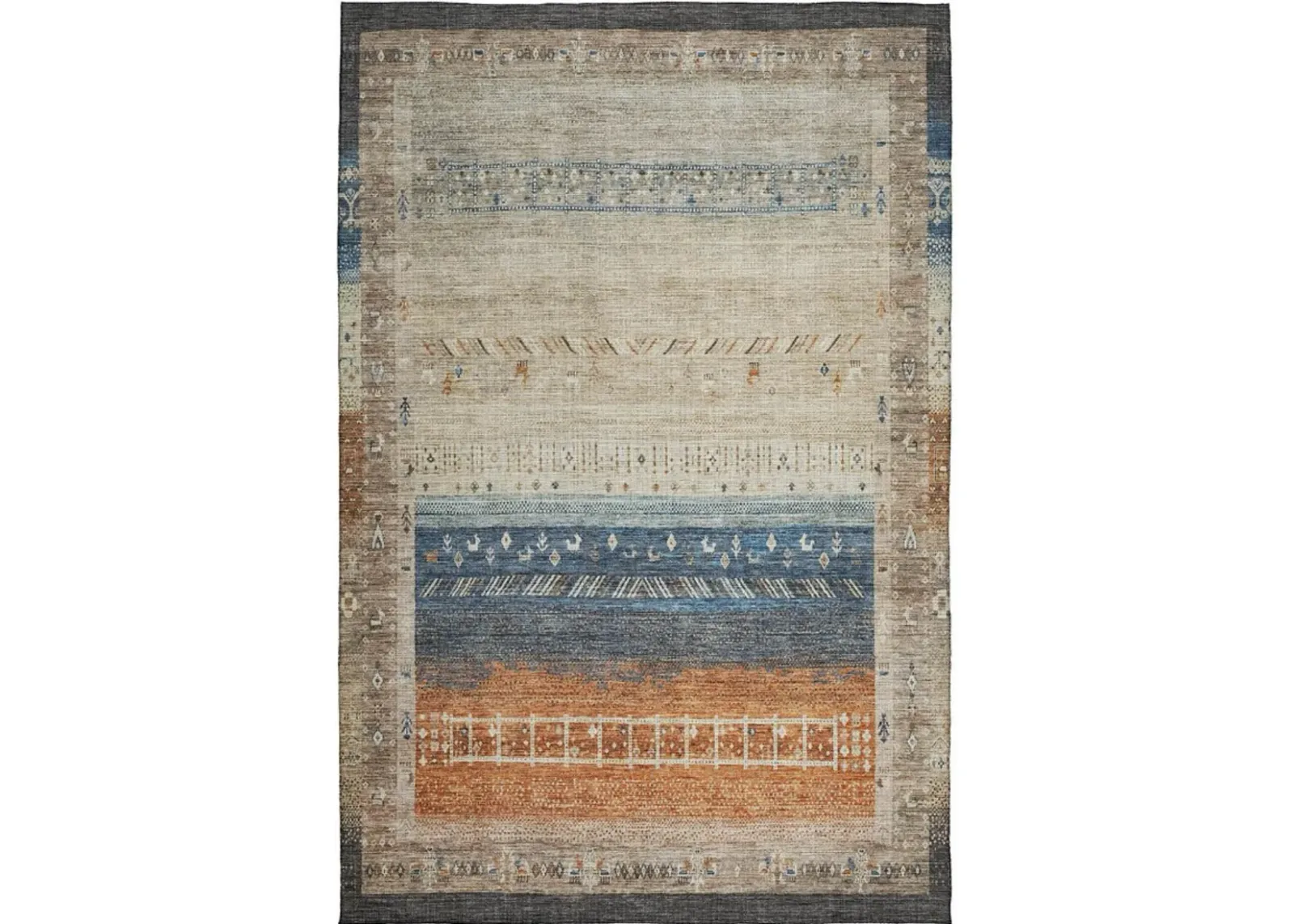 Dalyn Rug Company Karaj Brown 8'x10' Style 2 Area Rug