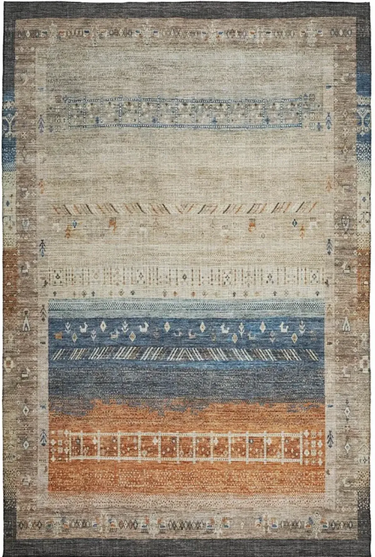 Dalyn Rug Company Karaj Brown 8'x10' Style 2 Area Rug